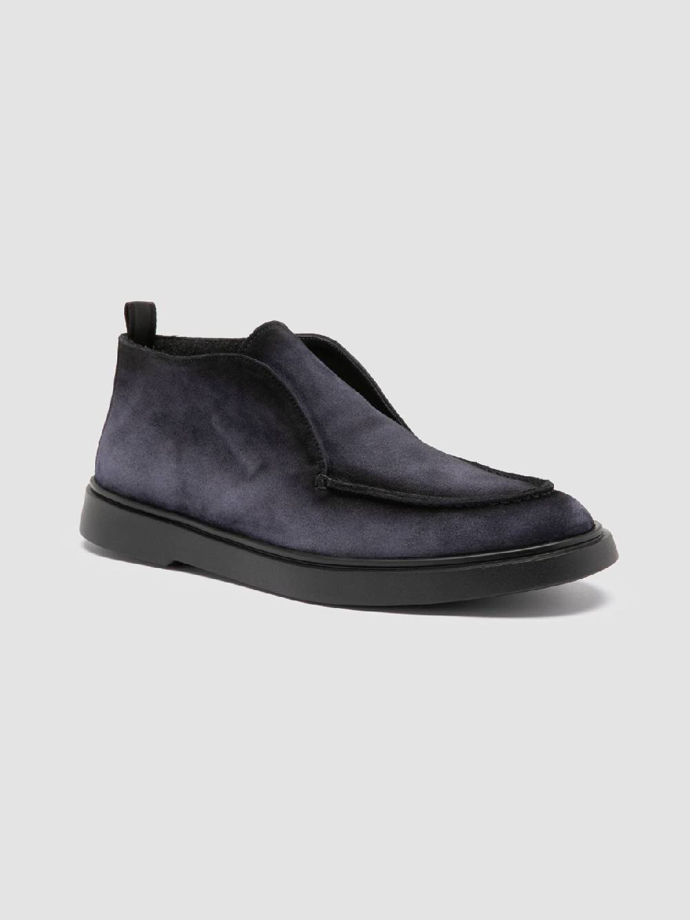 Officine Creative BONES 010 Stivali Chukka in Pelle Scamosciata Blu 2025