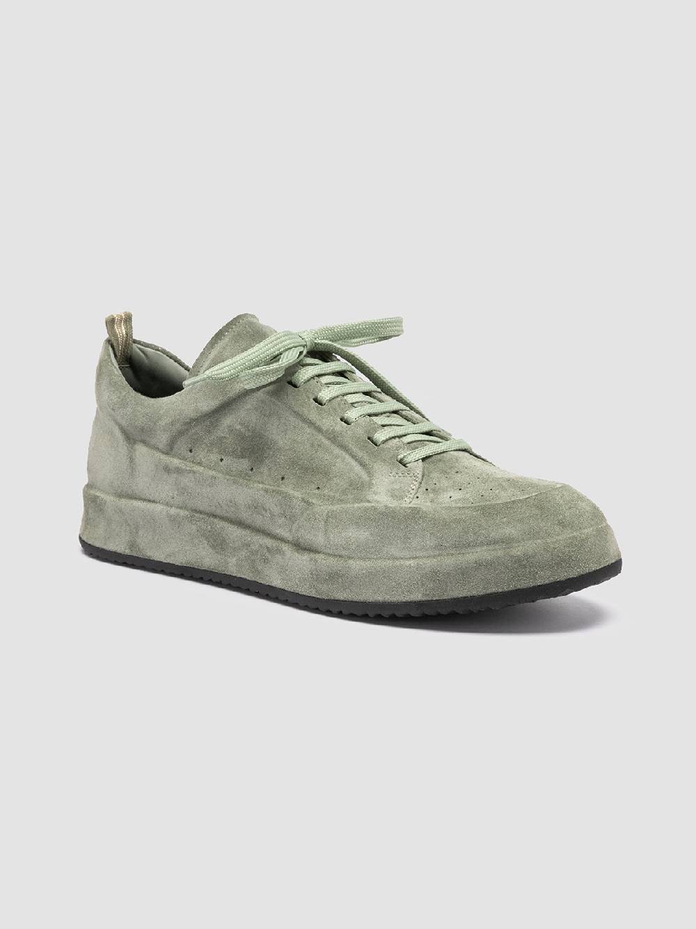 Officine Creative ACE 016 Sneaker in pelle scamosciata Verde Vendita