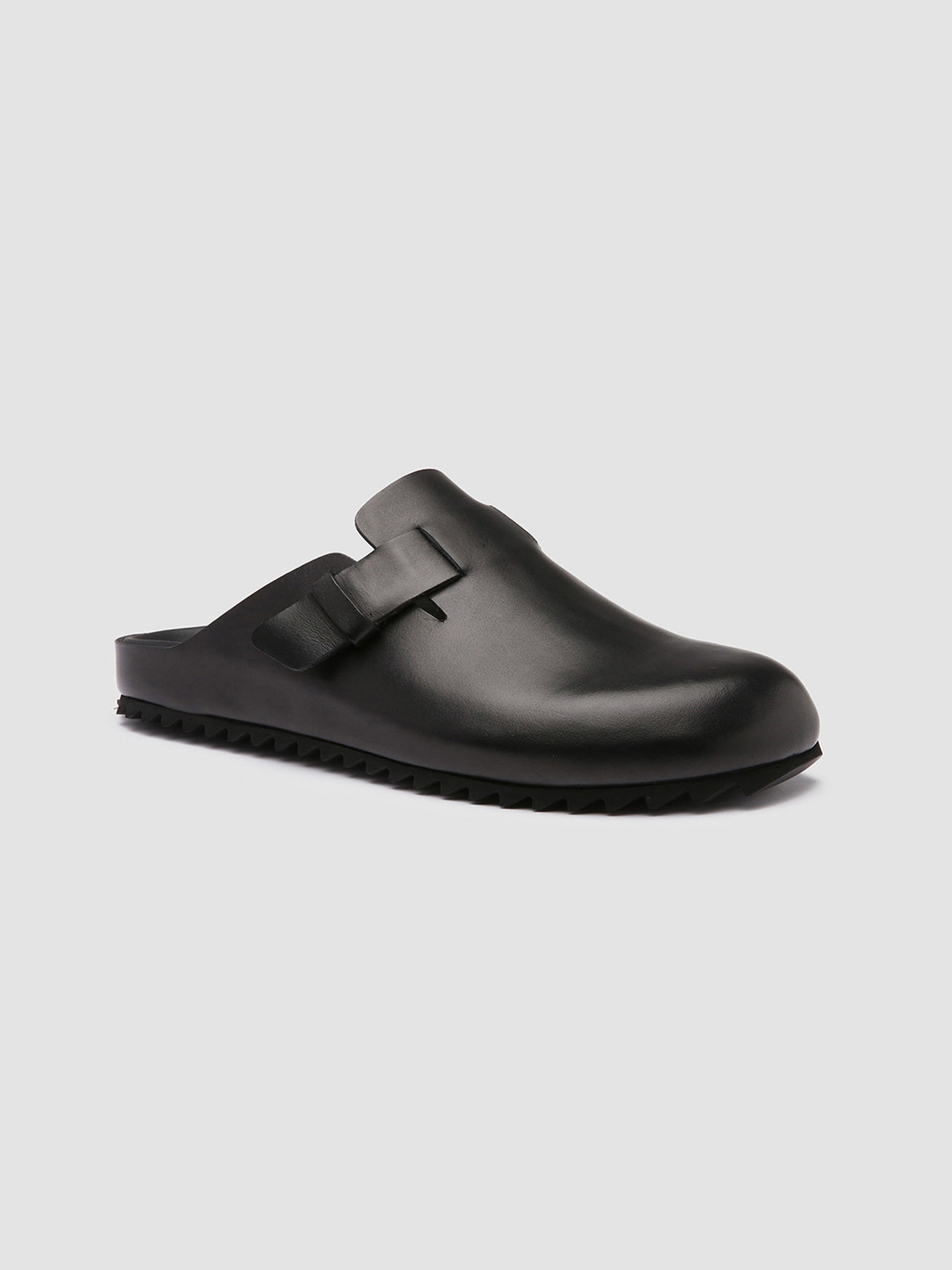 Officine Creative AGORÀ 004 Pantofole in Pelle Nera Qualità Garantita
