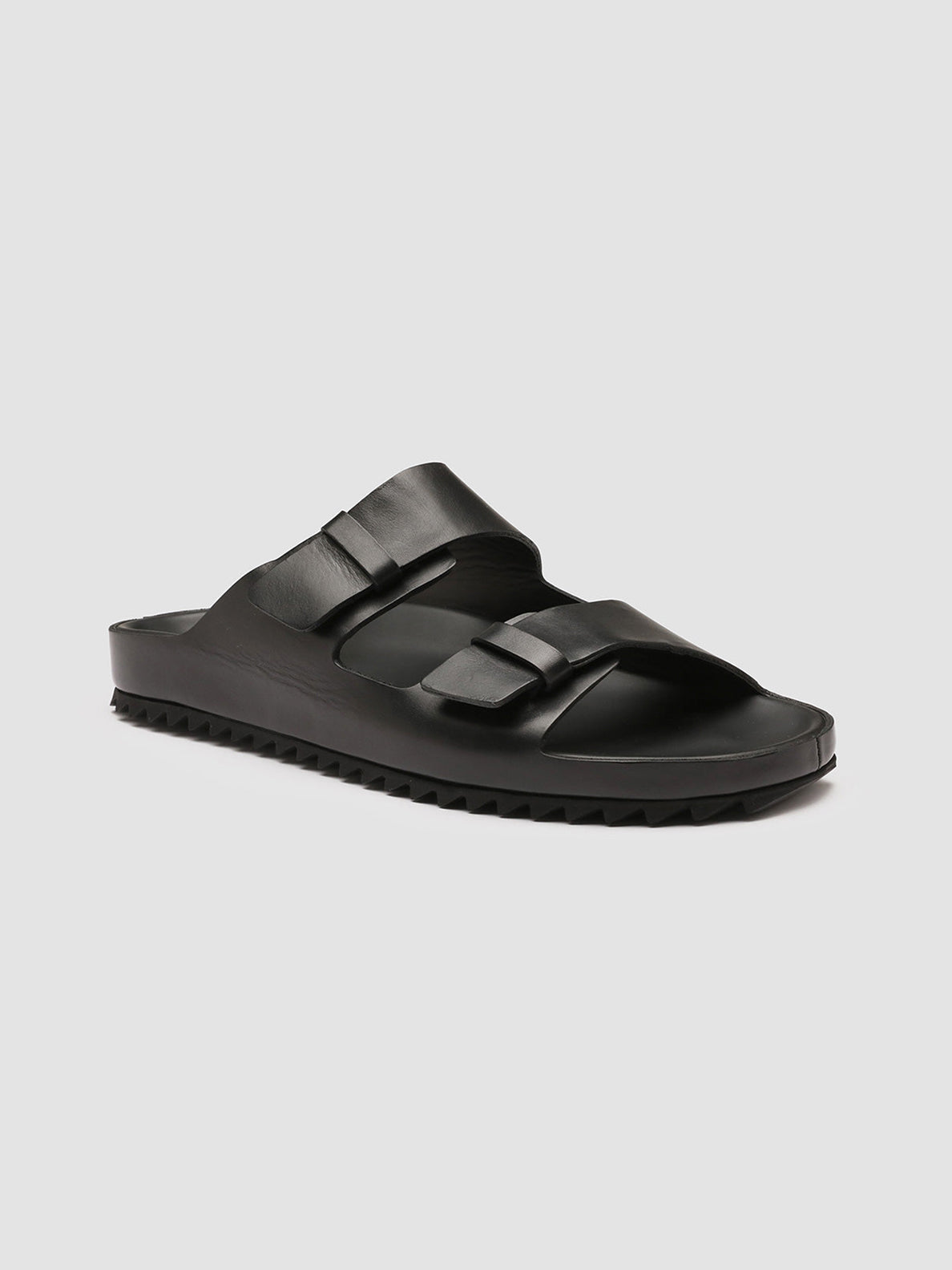 Officine Creative AGORA' 002 Sandali in Pelle Nera Negozi Online