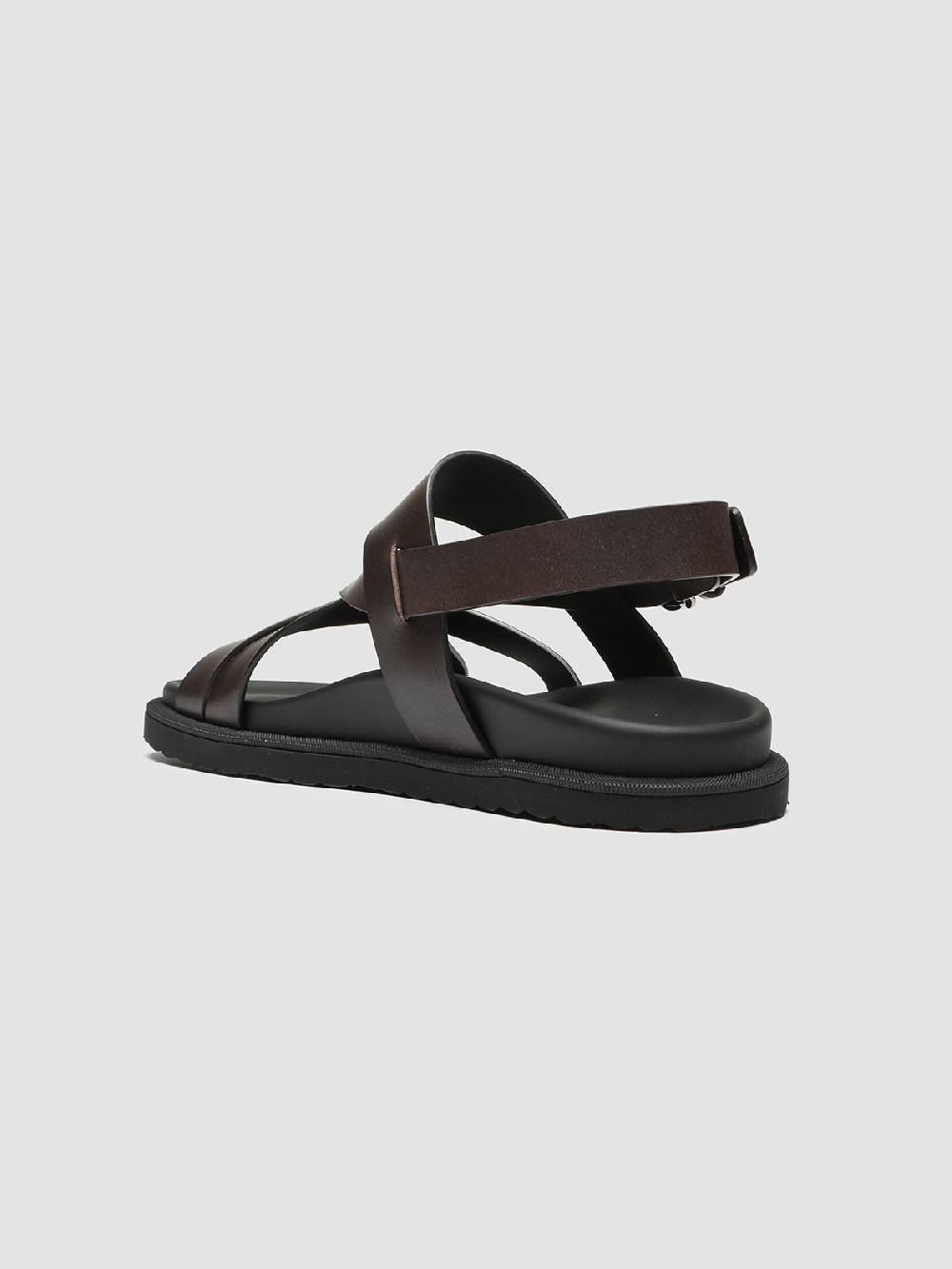 Officine Creative CHARRAT 002 Sandali in Pelle Marrone Fino Al -60%