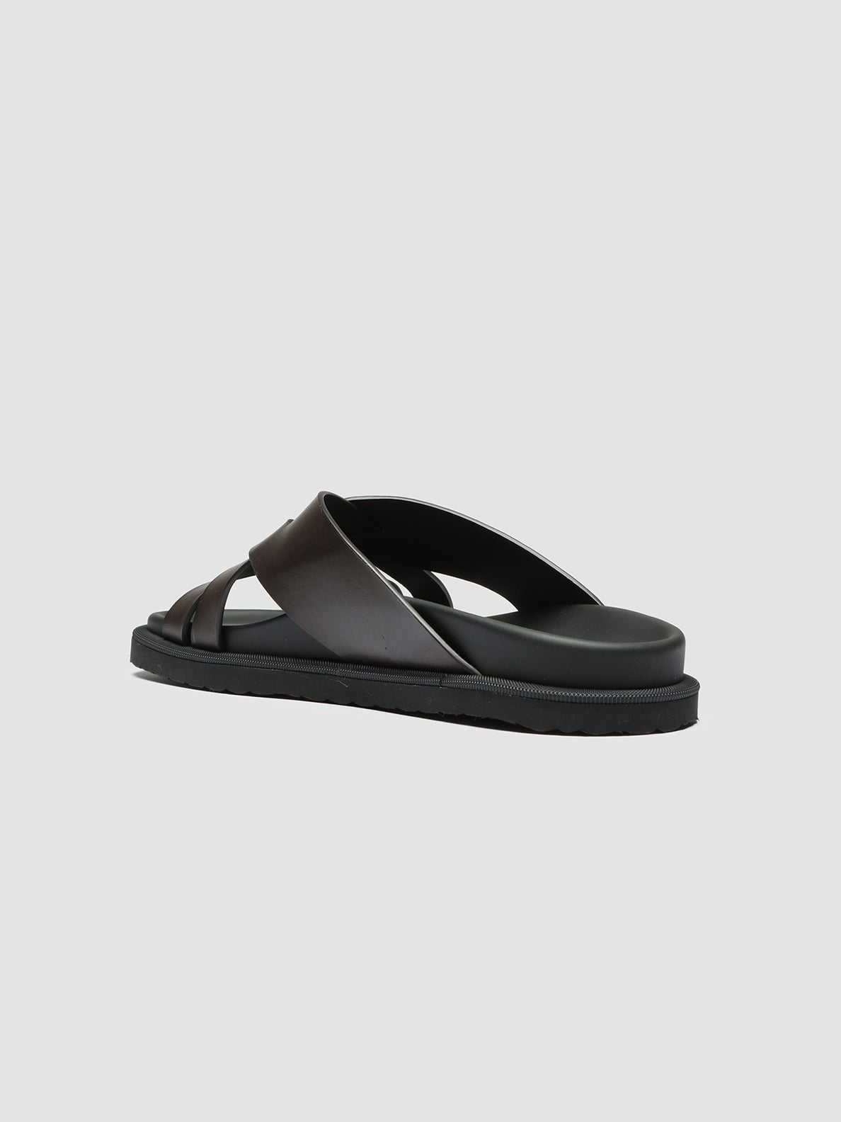 Officine Creative CHARRAT 003 Sandali in Pelle Marrone Affare Del Giorno