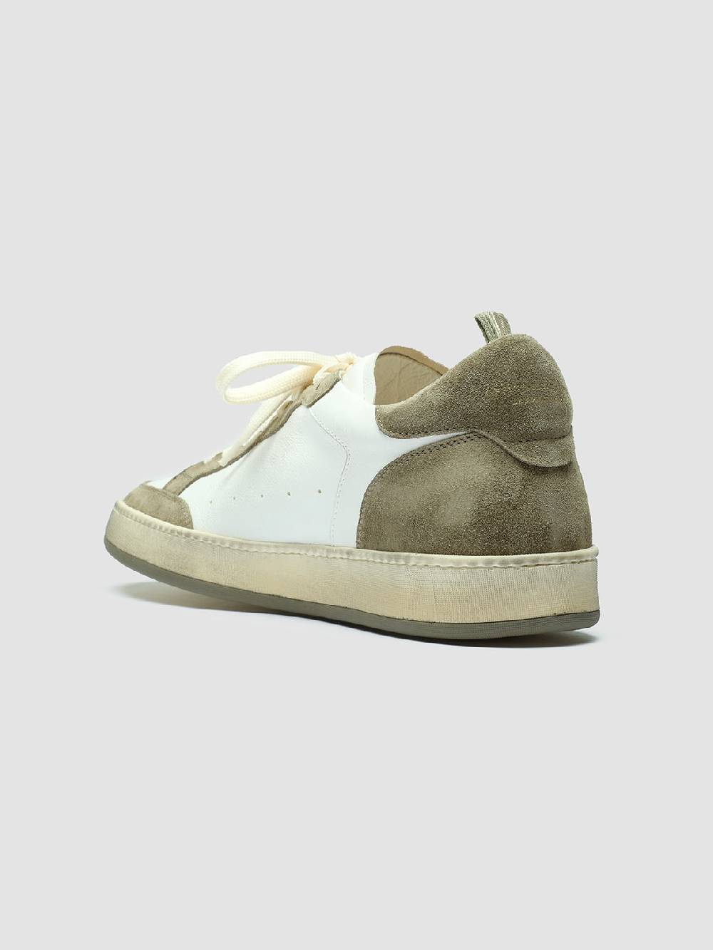 Officine Creative MAGIC 001 Sneakers in Pelle e Camoscio Bianco Novità