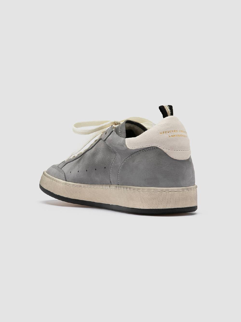 Officine Creative MAGIC 002 Sneakers Basse in Nabuk Grigio Economico