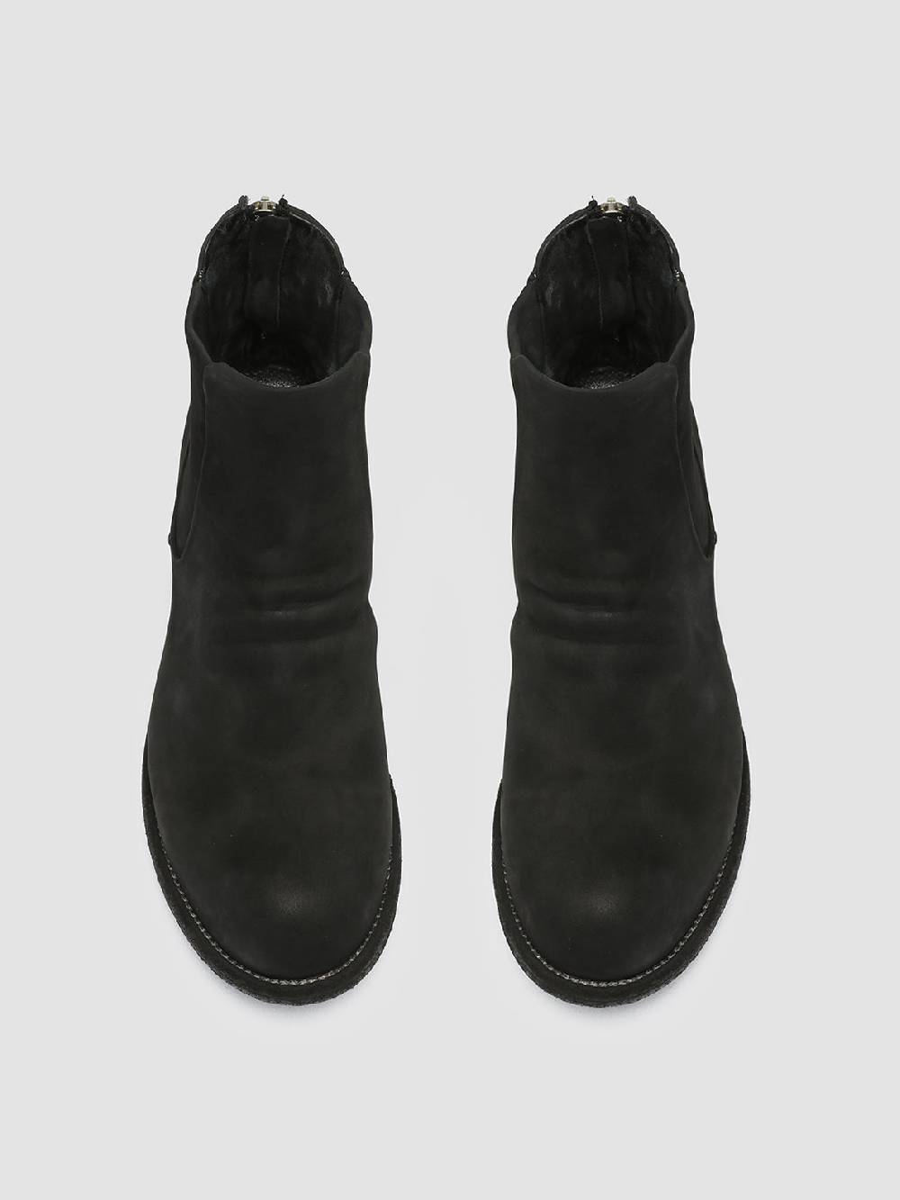 Officine Creative BUBBLE 029 Stivaletti in Pelle Scamosciata Nera Vendita Calda