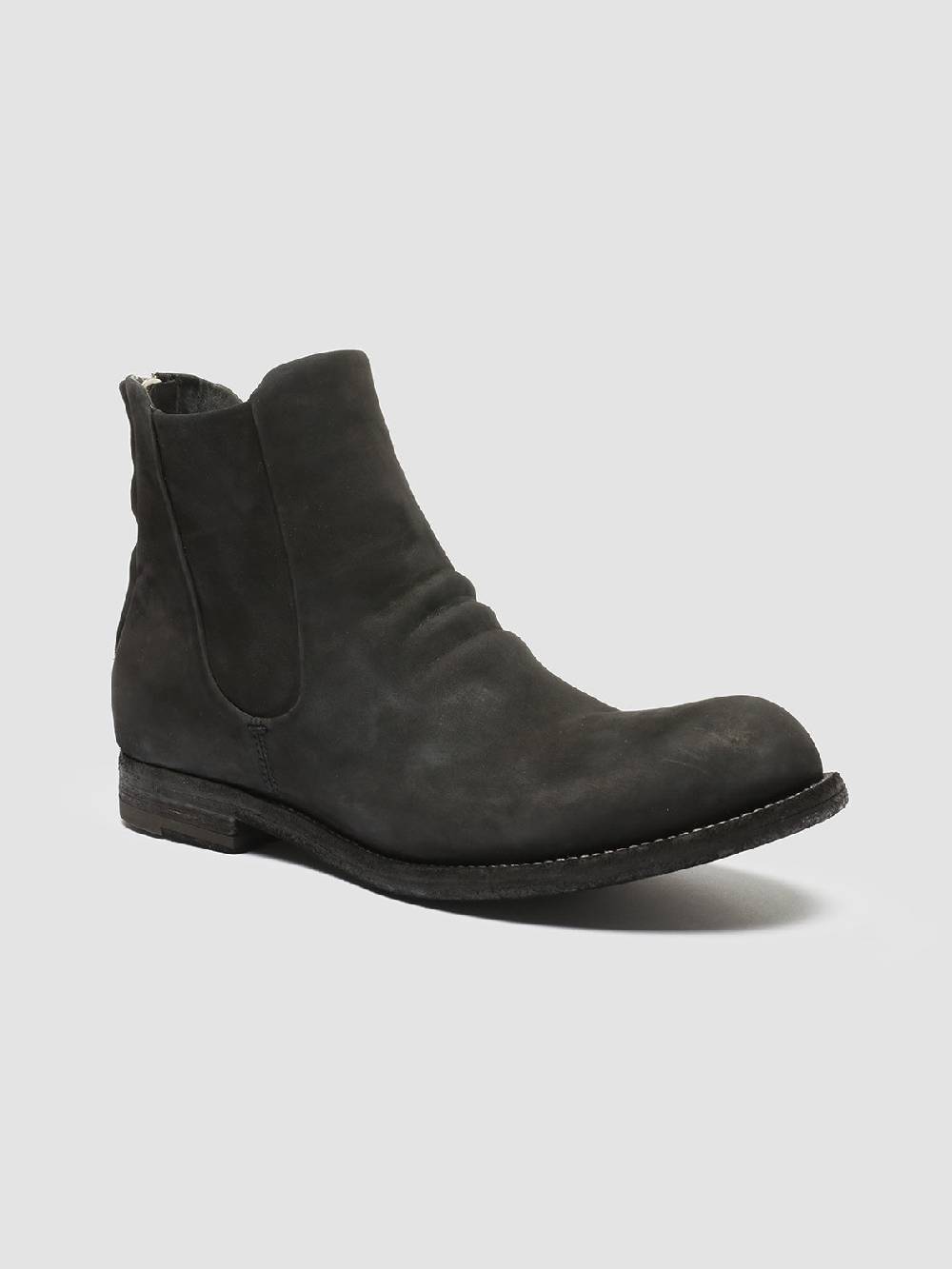 Officine Creative BUBBLE 029 Stivaletti in Pelle Scamosciata Nera Vendita Calda