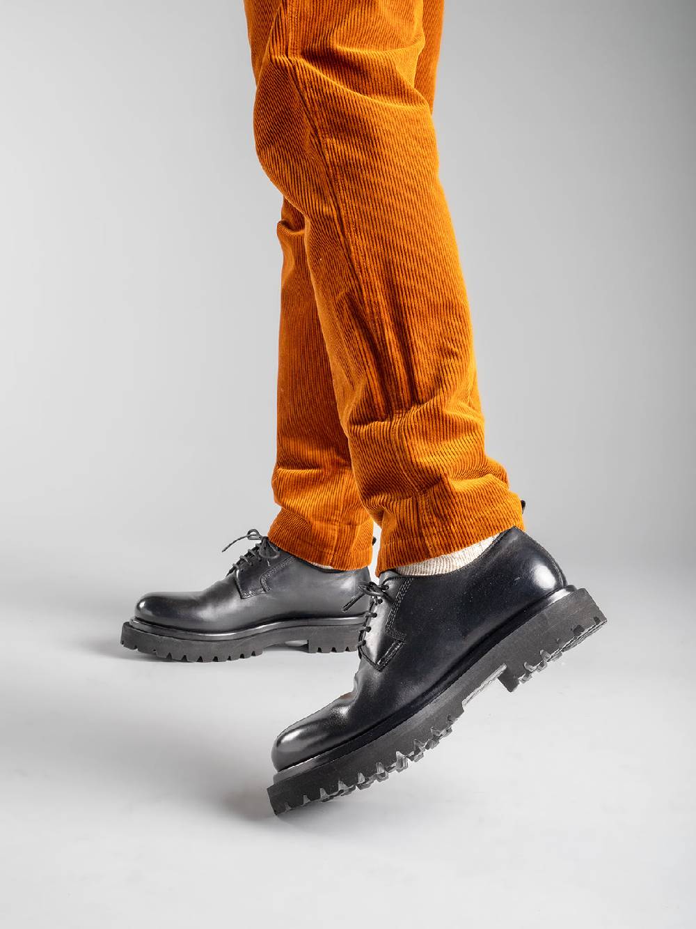 Officine Creative EVENTUAL 001 Derby in Pelle Marrone Saldi Di Fabbrica