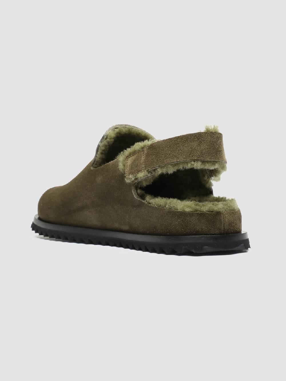 Officine Creative INTROSPECTUS 004 Sandali con Cinturino in Camoscio Verde Negozio