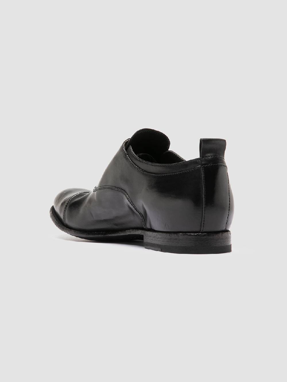 Officine Creative STEREO 001 Oxford in Pelle Nera Nuova