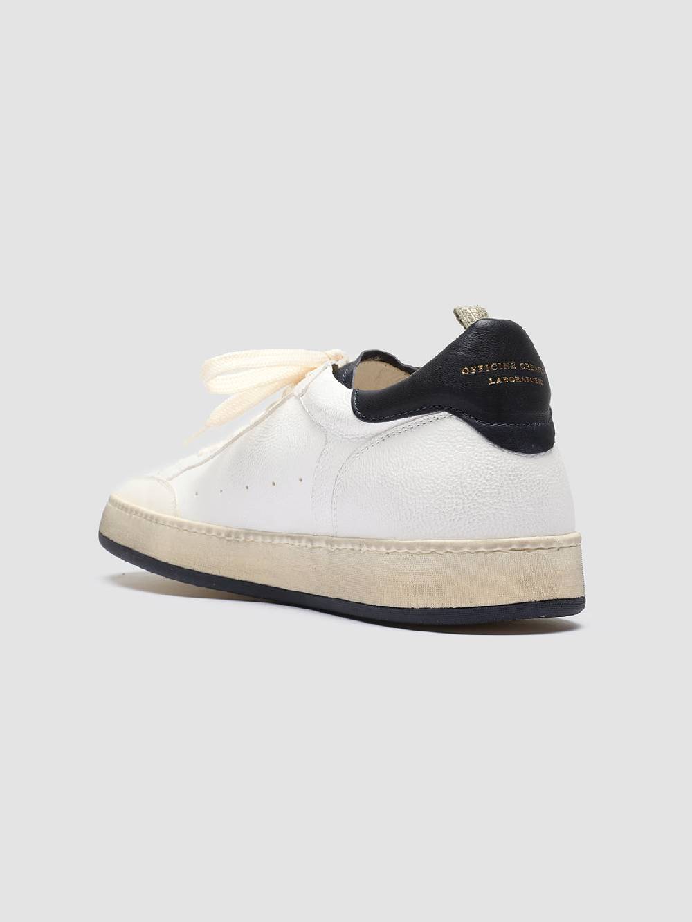 Officine Creative MAGIC 001 Sneakers in Pelle e Camoscio Bianco Moda