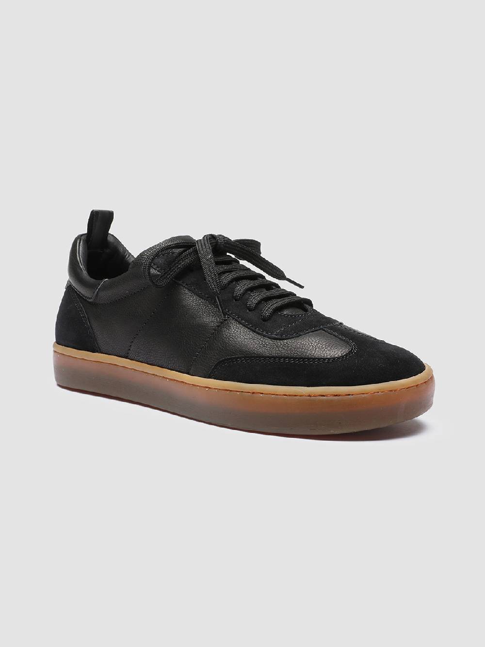 Officine Creative KOMBINED 001 Sneakers in Pelle Nera con Suola in Lattice 2025