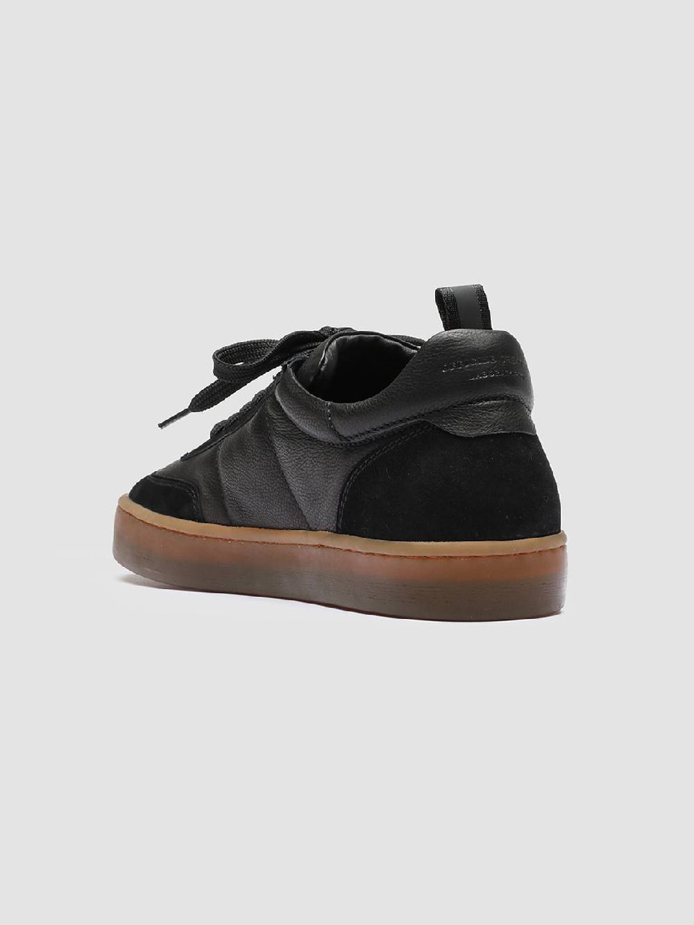 Officine Creative KOMBINED 001 Sneakers in Pelle Nera con Suola in Lattice 2025