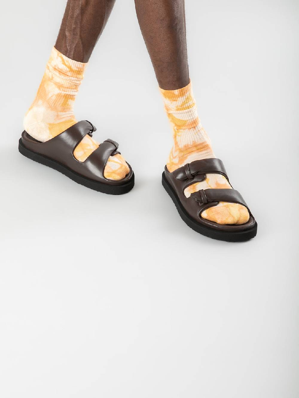 Officine Creative CHORA 001 Sandali in Pelle Marrone Italia