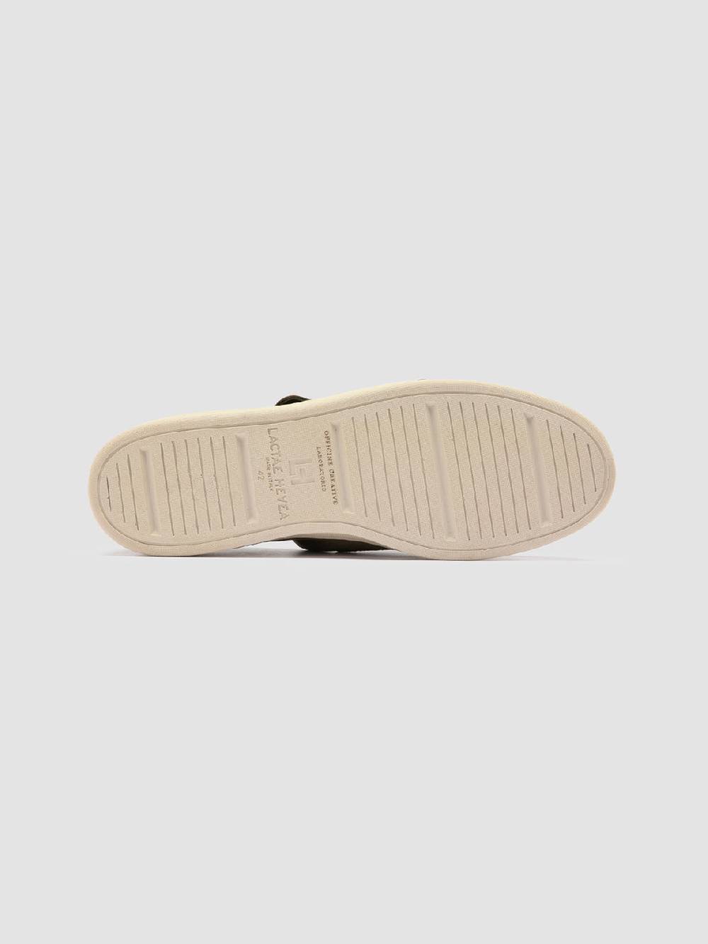 Officine Creative HERBIE 005 Sneaker Basse in Pelle Verde In Linea