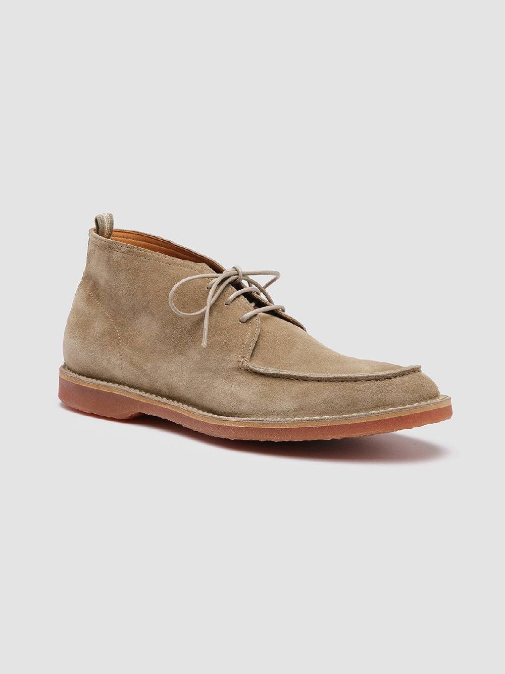 Officine Creative KENT 002 Stivaletti in Pelle Scamosciata Tortora Vendita