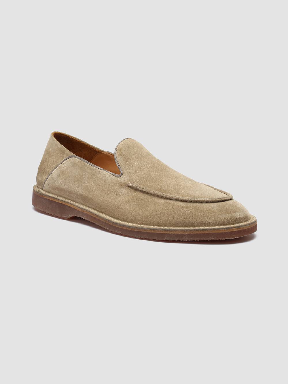 Officine Creative KENT 007 Mocassini in Pelle Scamosciata Marrone Soddisfazione Garantita