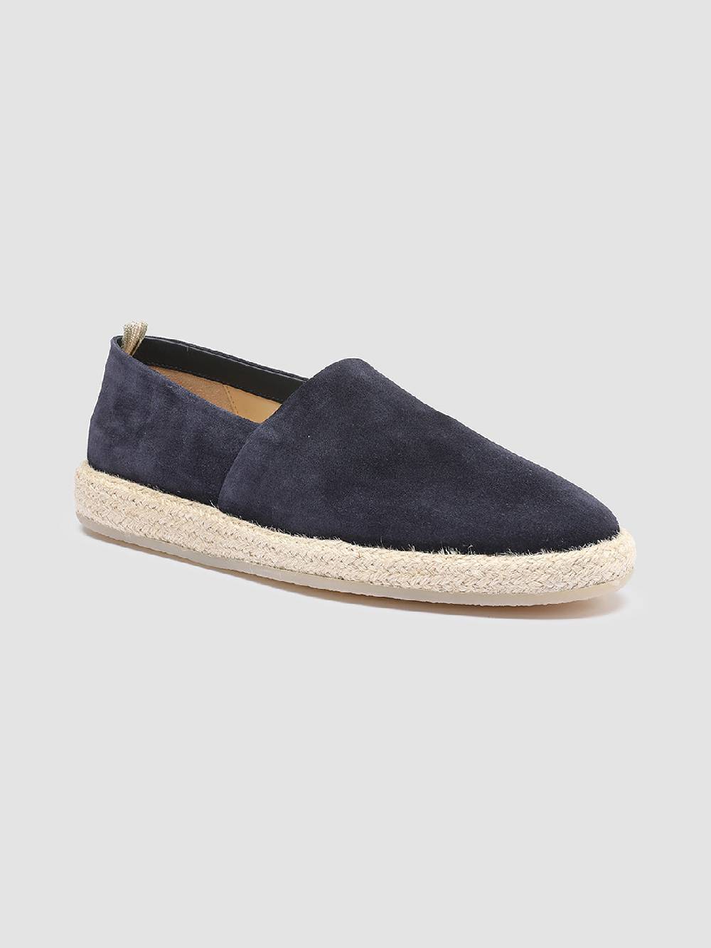 Officine Creative ROPED 001 Mocassini in Camoscio Blu Negozi Online