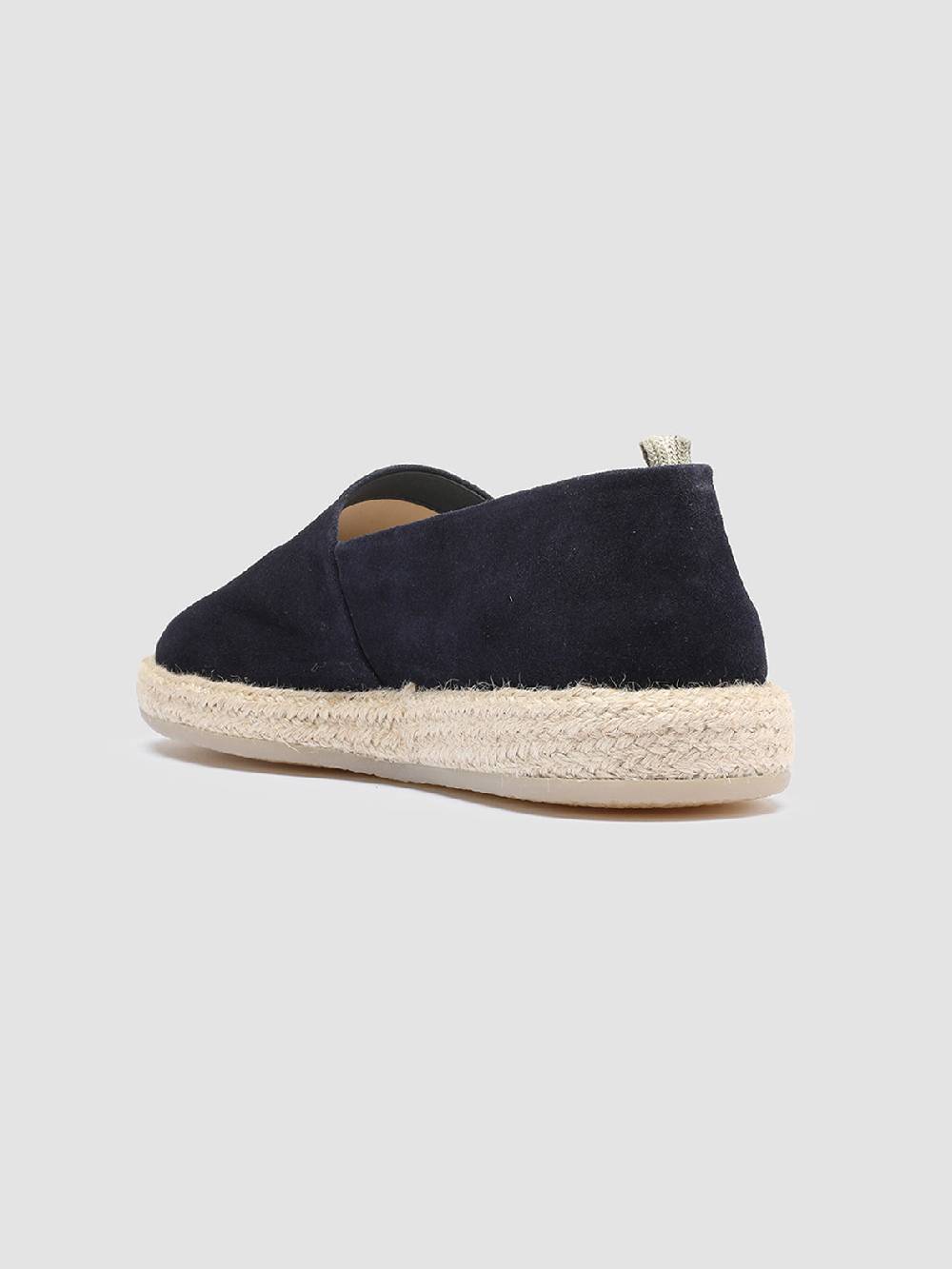 Officine Creative ROPED 001 Mocassini in Camoscio Blu Negozi Online