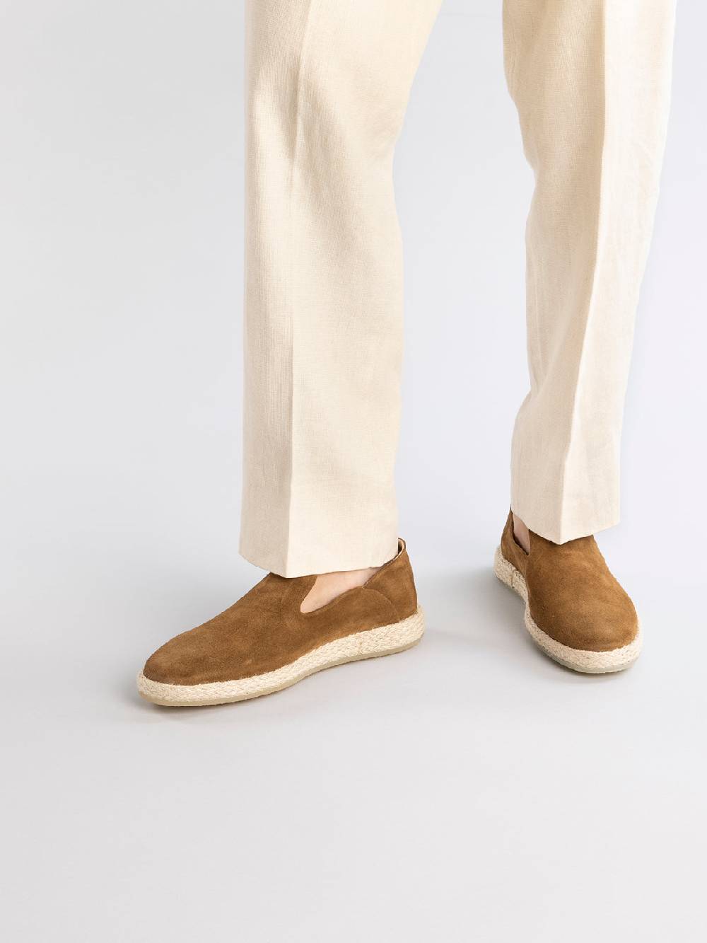 Officine Creative ROPED 002 Slip-on in Pelle Scamosciata Marrone Acquista Ora