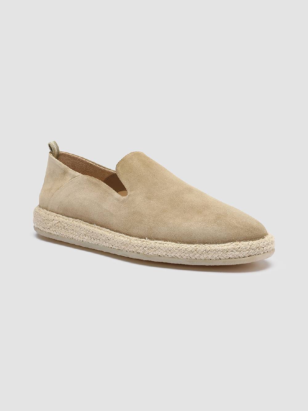 Officine Creative ROPED 002 Slip-on in Pelle Scamosciata Marrone Consegna Veloce