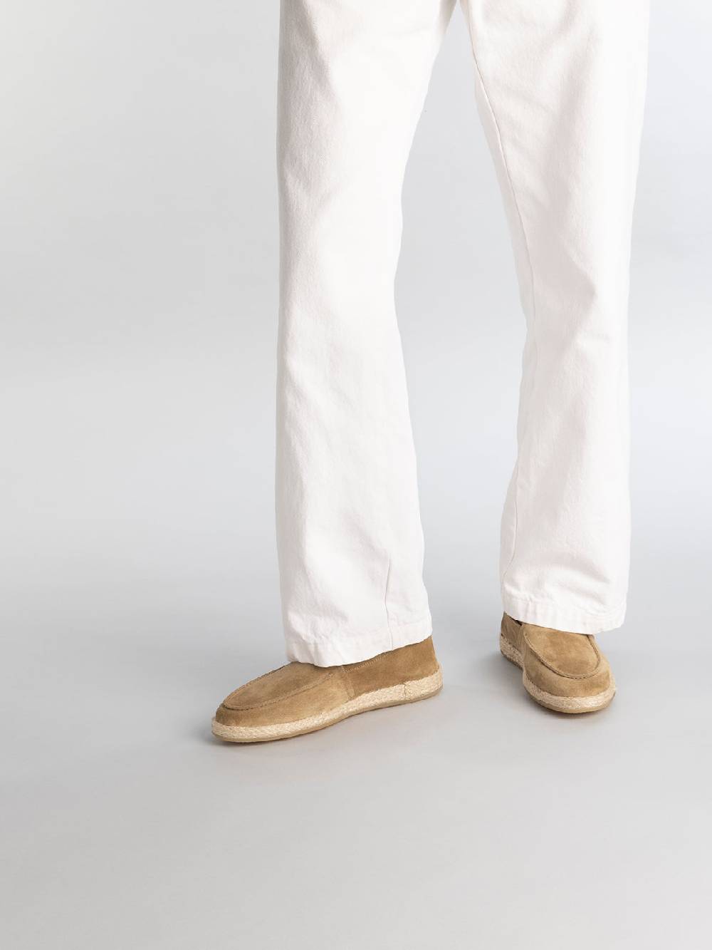 Officine Creative ROPED 004 Mocassini in Pelle Scamosciata Marrone Promozione Limitata