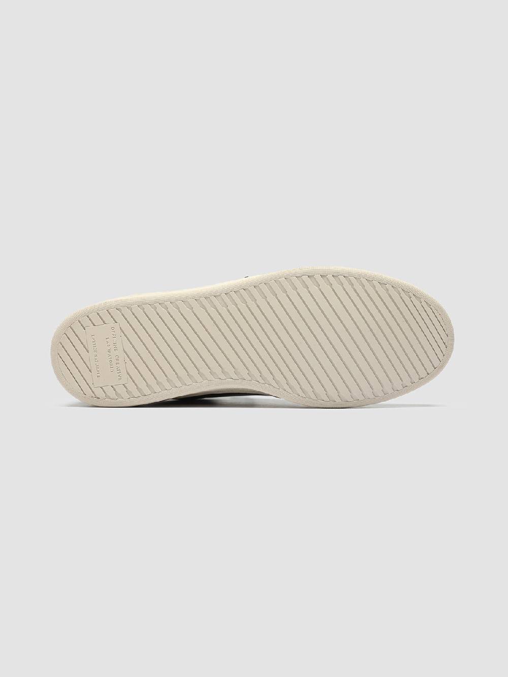 Officine Creative ASSET 001 Sneakers in Pelle Nera Prezzo Ridotto