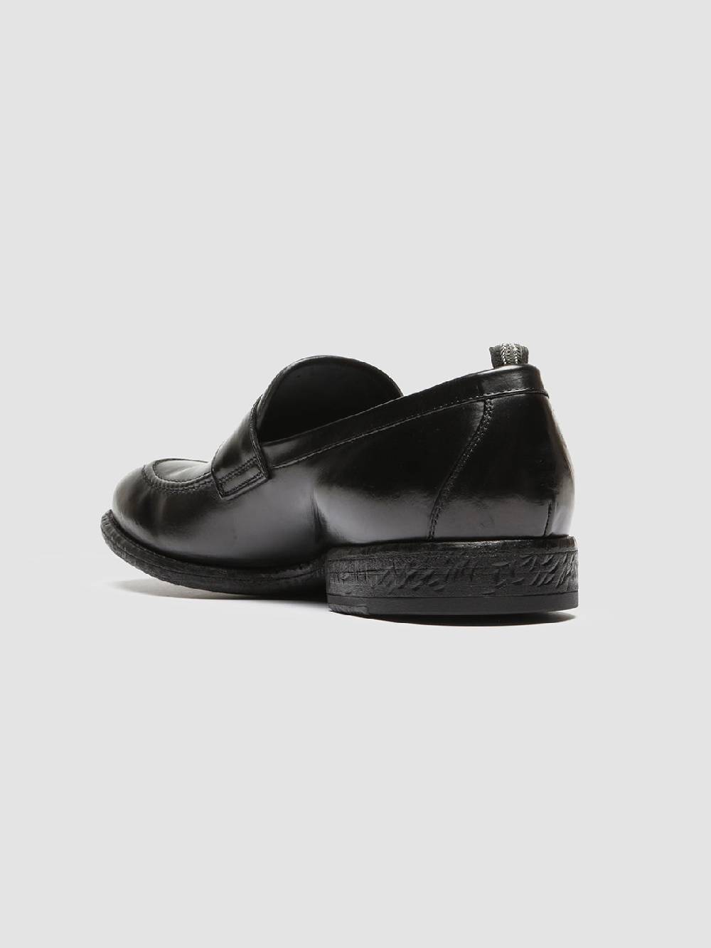 Officine Creative EMORY 024 Mocassini in Pelle Nera Presa