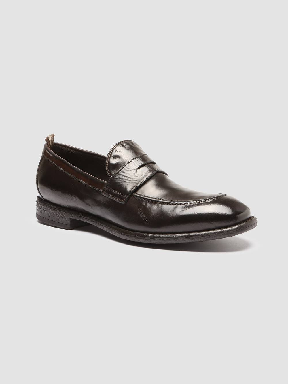 Officine Creative EMORY 024 Mocassini in Pelle Marrone Sconto