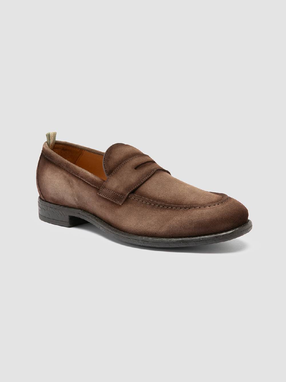 Officine Creative EMORY 024 Mocassini in Pelle Scamosciata Marrone Outlet