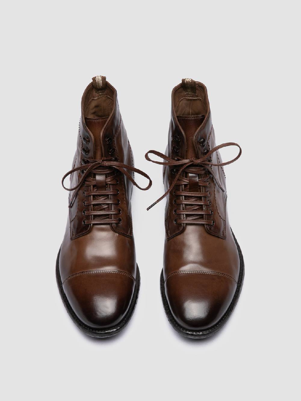Officine Creative EMORY CAOU 014 Stivali Marrone Chiaro in Pelle Offerte