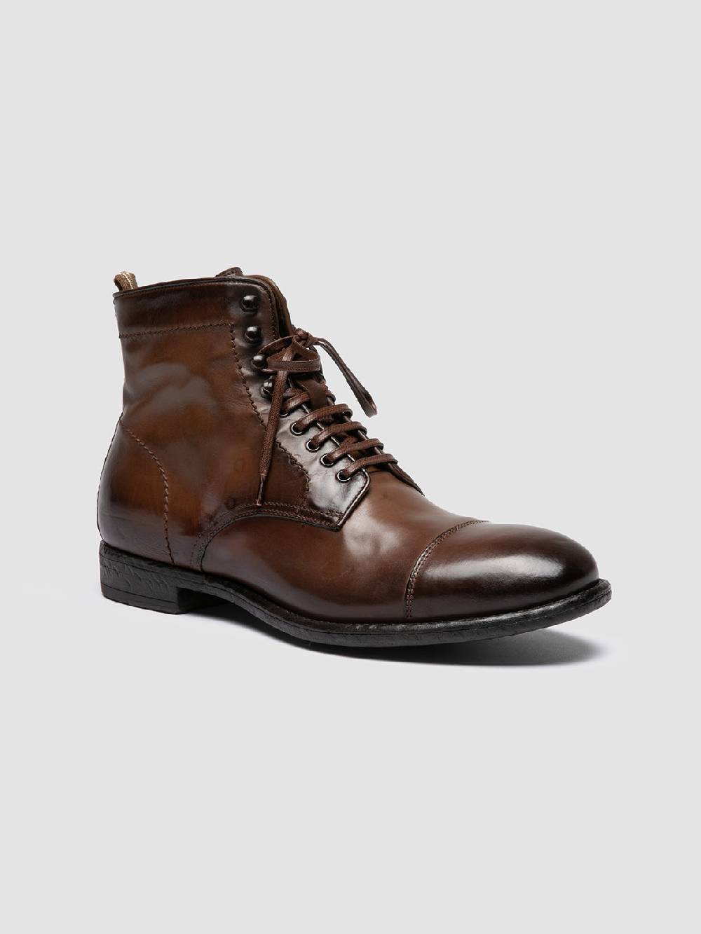 Officine Creative EMORY CAOU 014 Stivali Marrone Chiaro in Pelle Offerte