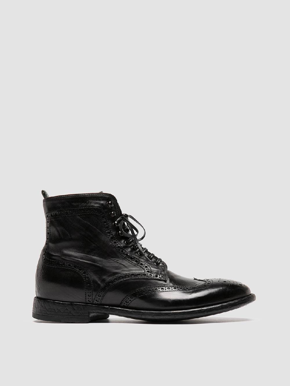 Officine Creative EMORY CAOU 016 Stivali Neri in Pelle Hotsell