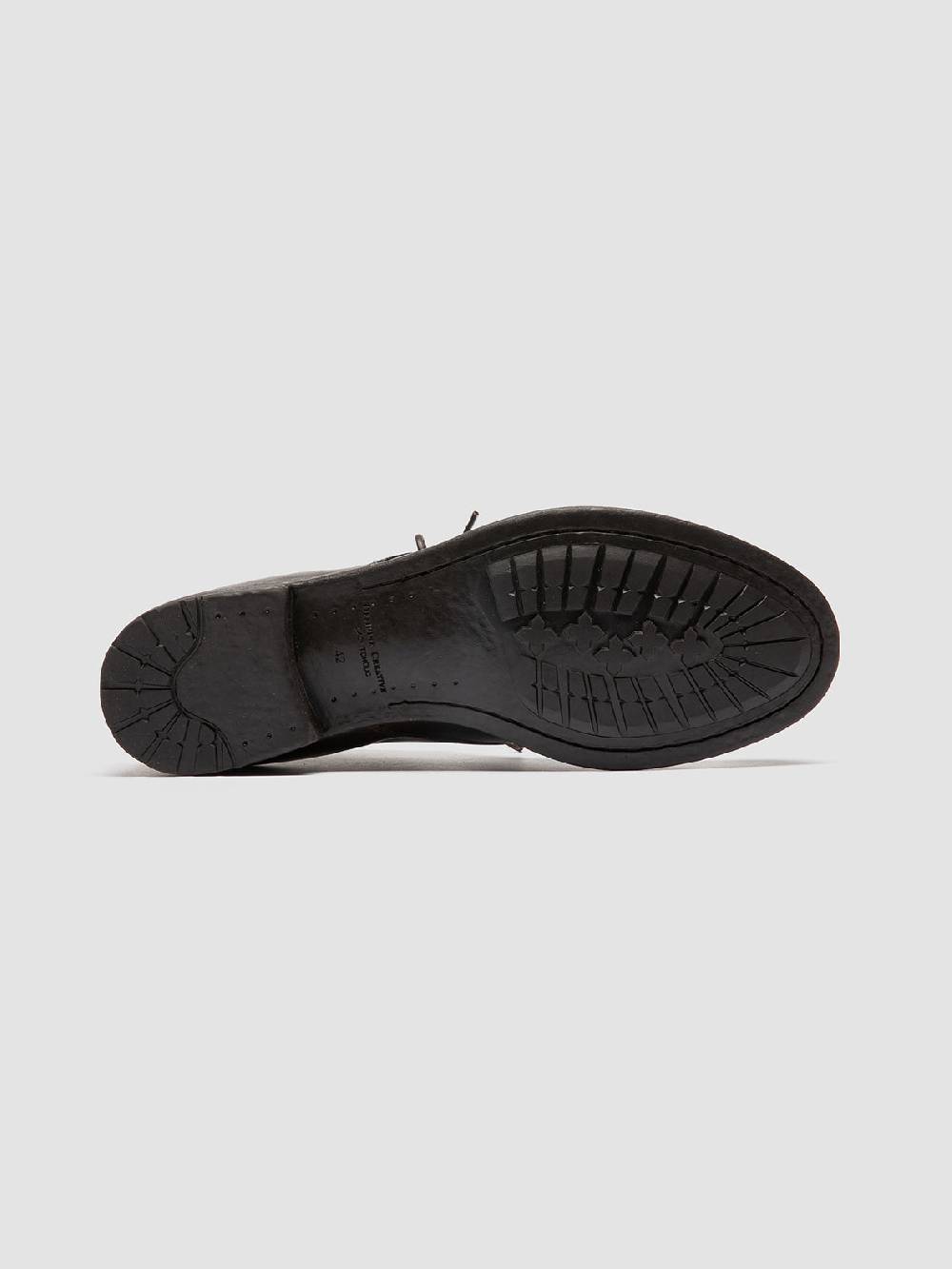 Officine Creative HIVE 050 Stivali Chukka in Pelle Marrone Saldi Di Fabbrica