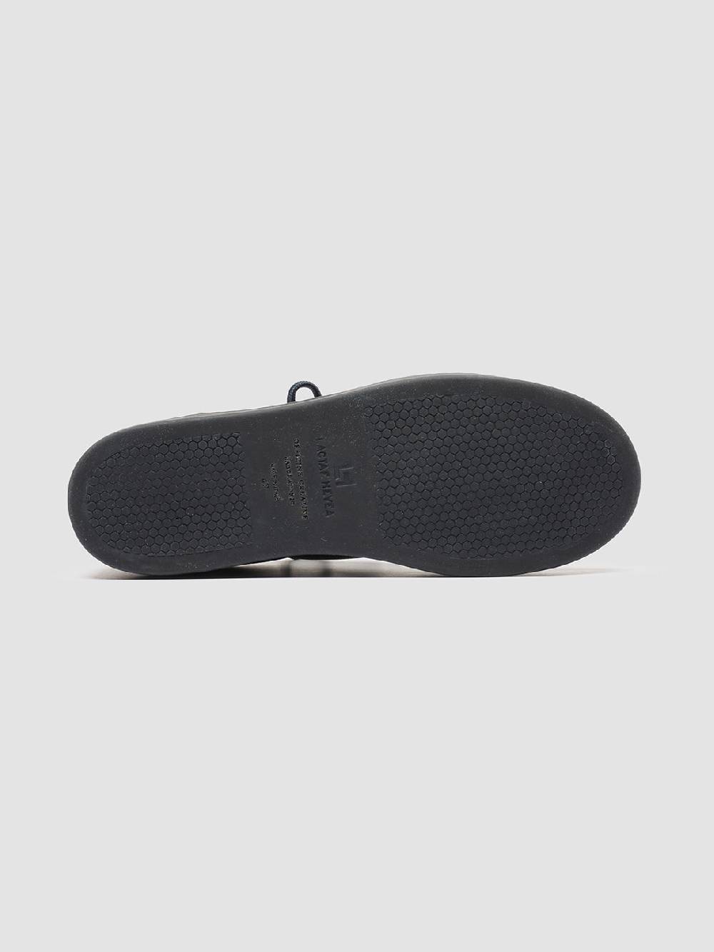 Officine Creative KOMBINED 001 Sneaker Basse in Camoscio e Pelle Blu Negozio
