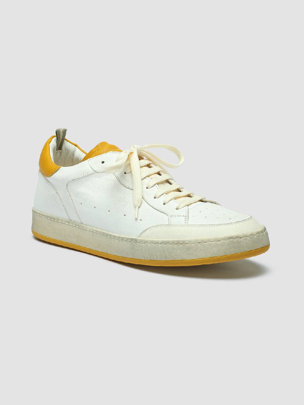 Officine Creative MAGIC 001 Sneakers in Pelle e Camoscio Bianco 2025