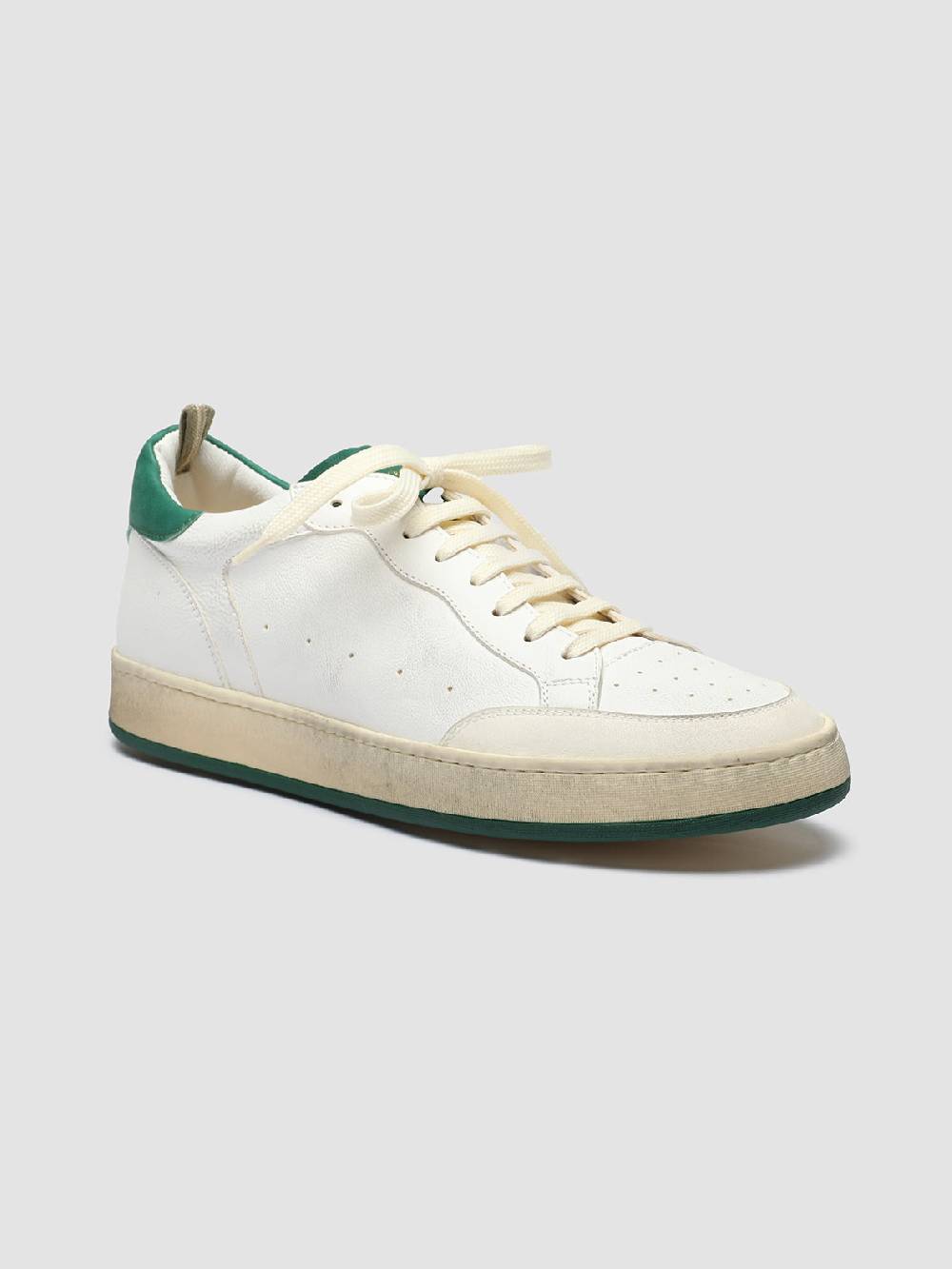 Officine Creative MAGIC 001 Sneakers in Pelle e Camoscio Bianco Italy