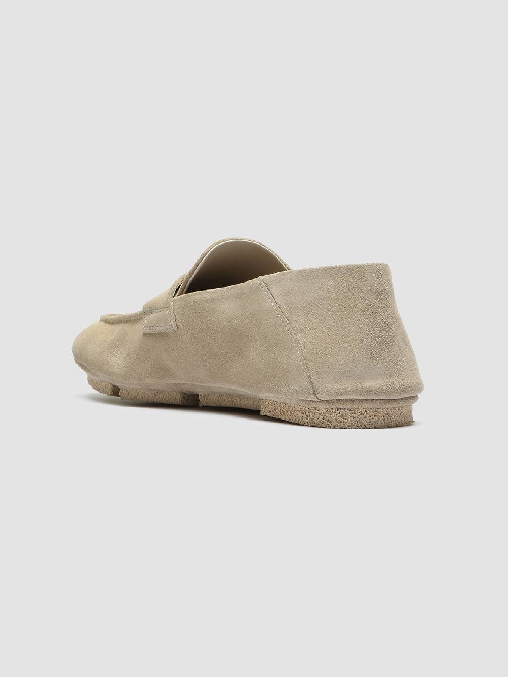 Officine Creative C-SIDE 101 Mocassini in Pelle Scamosciata Avorio Vendita