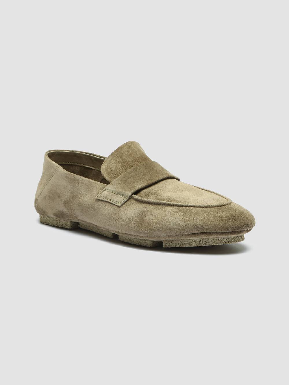 Officine Creative C-SIDE 101 Mocassini in Pelle Scamosciata Tortora Promozione