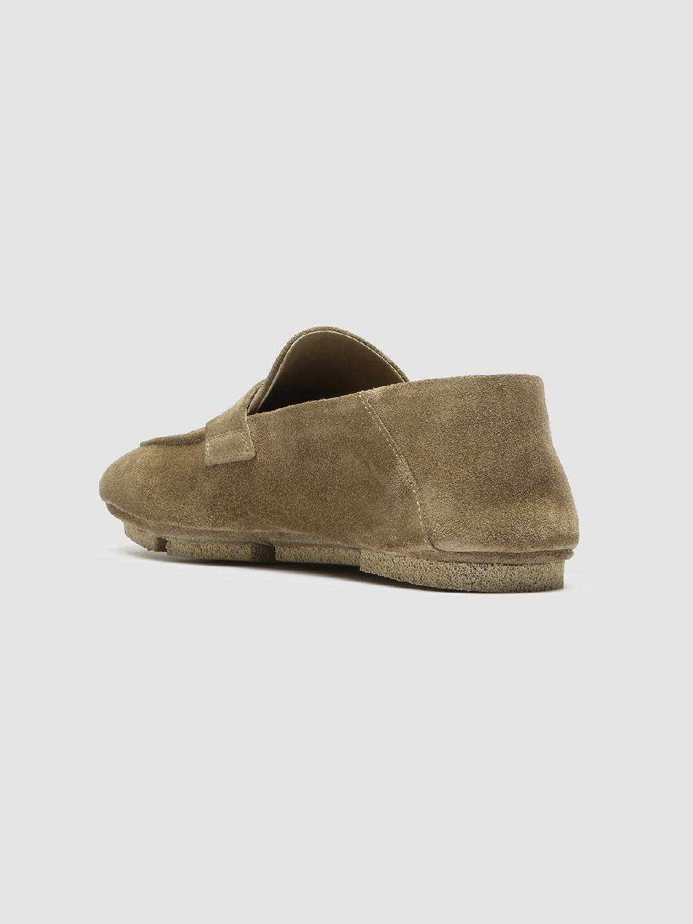 Officine Creative C-SIDE 101 Mocassini in Pelle Scamosciata Tortora Promozione
