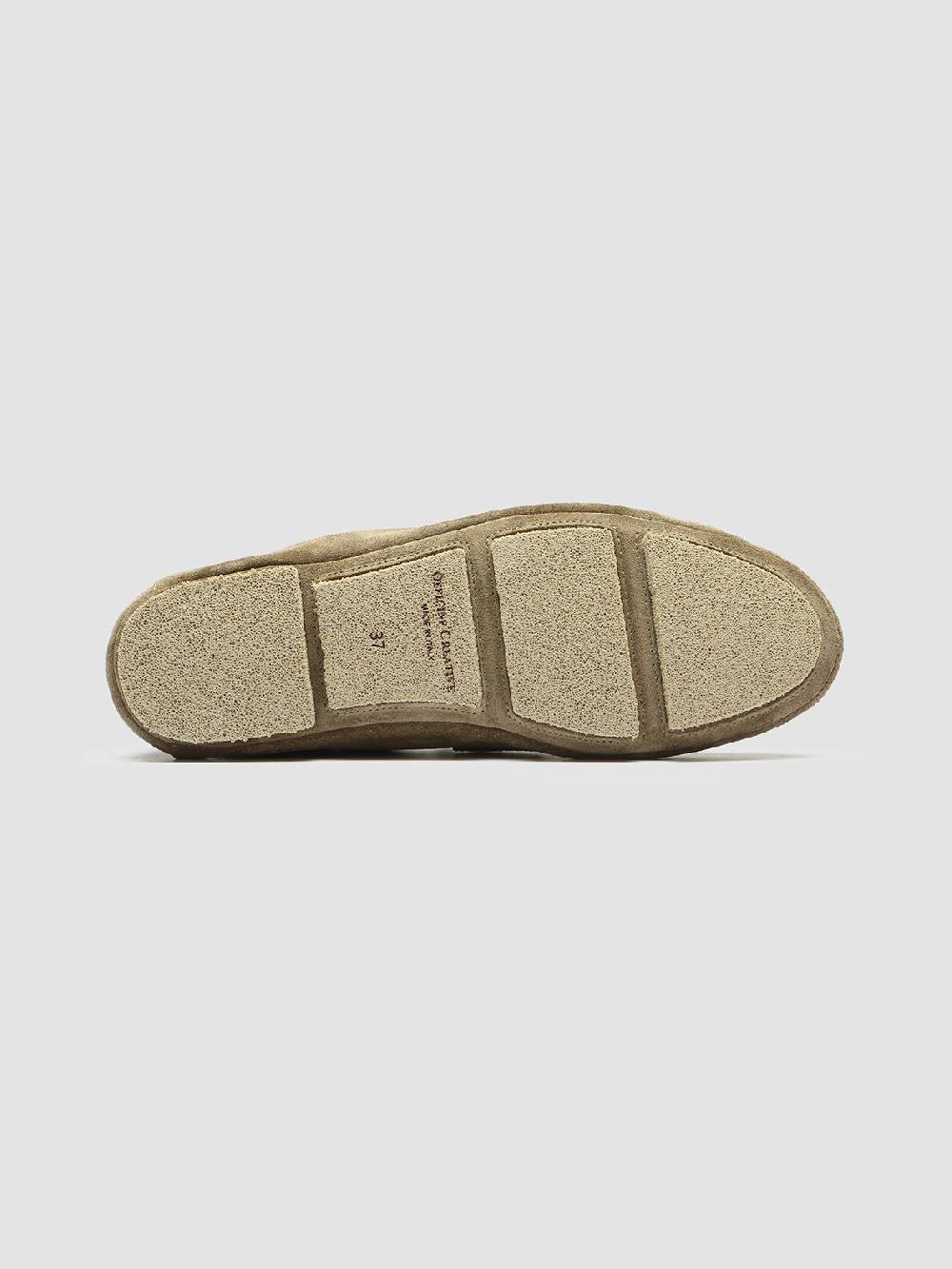 Officine Creative C-SIDE 101 Mocassini in Pelle Scamosciata Tortora Promozione