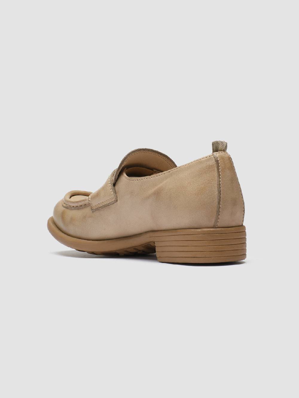 Officine Creative CALIXTE 020 Mocassini Penny Loafer in Pelle Tortora Spedizione Gratuita