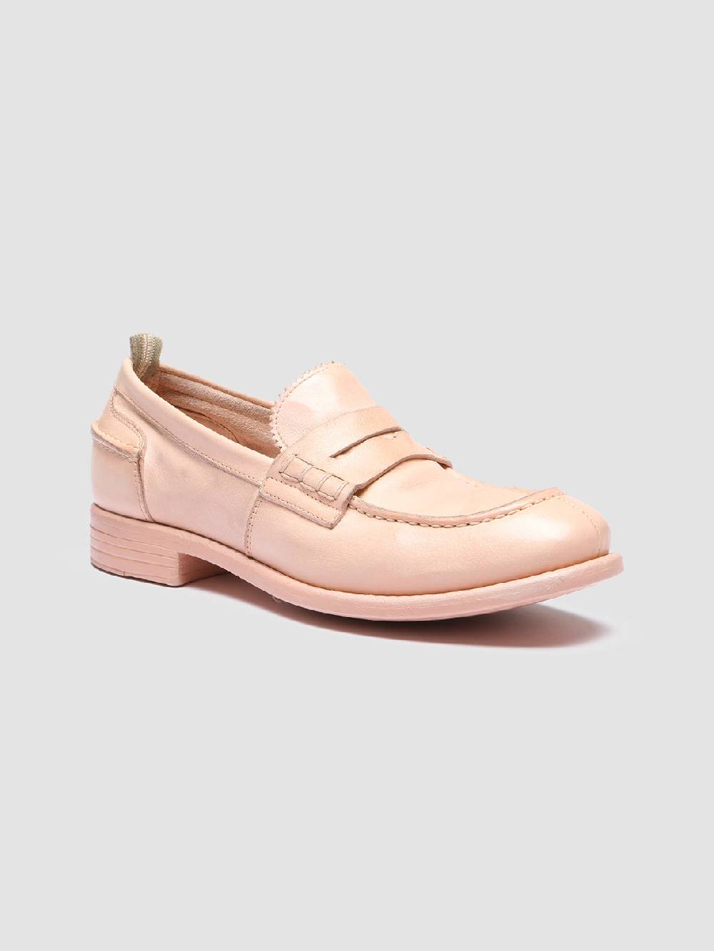 Officine Creative CALIXTE 042 Mocassini Penny Loafer in Pelle Rosa Qualità Garantita