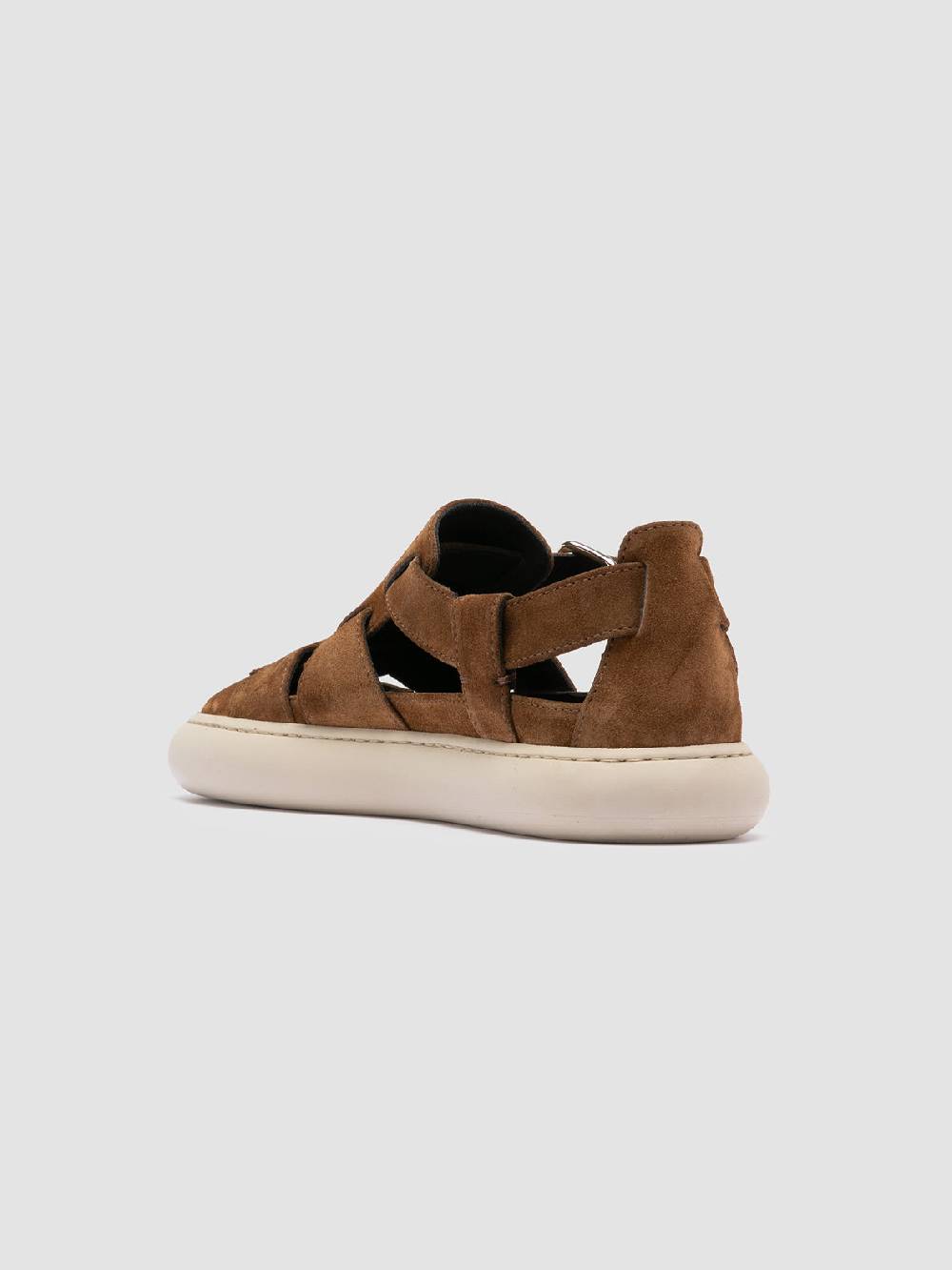 Officine Creative DINGHY 103 Sandali in Pelle Scamosciata Marrone Acquista Ora