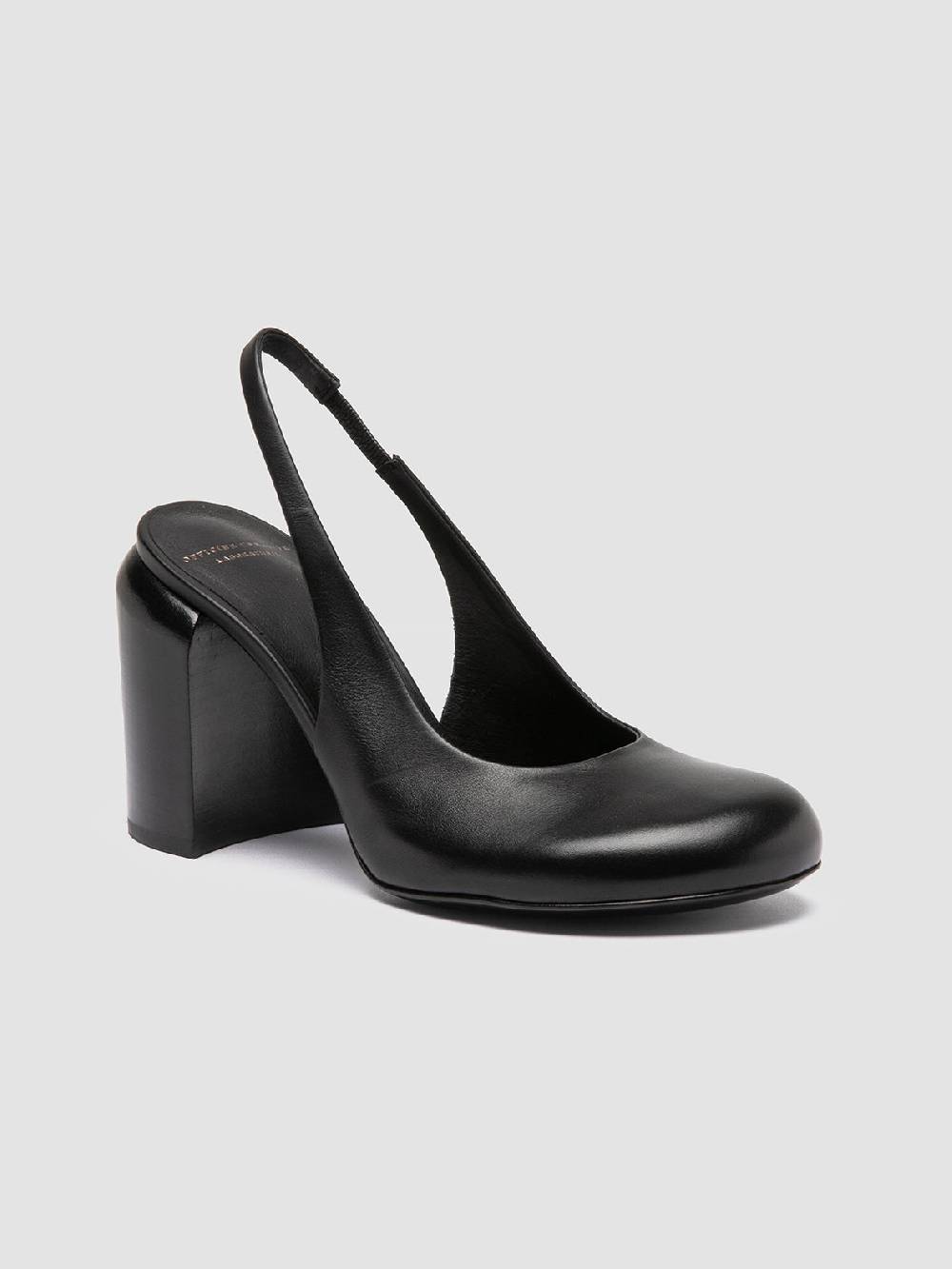 Officine Creative ESTHER 021 Sandali Slingback in Pelle Nera Fino Al -60%