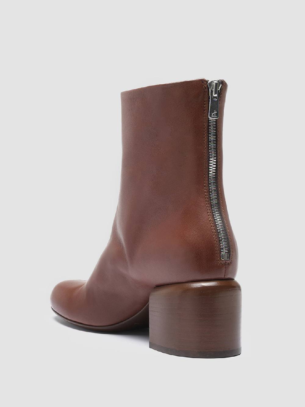 Officine Creative ETHEL 004 Stivaletti in Nappa Marrone Prezzo Ridotto