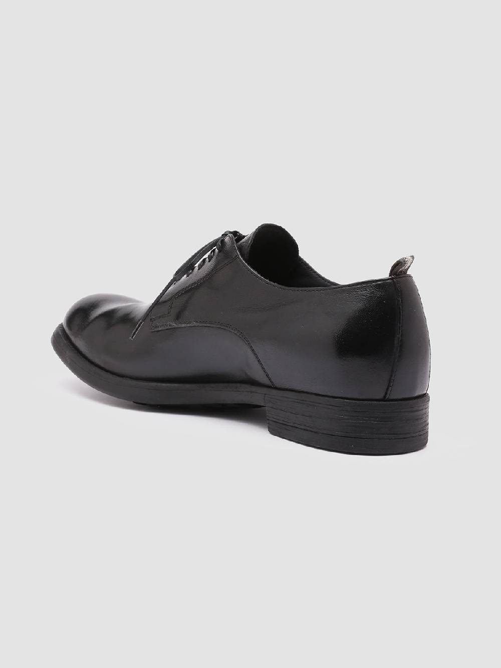 Officine Creative CHRONICLE 001 Derby in Pelle Nera Outlet