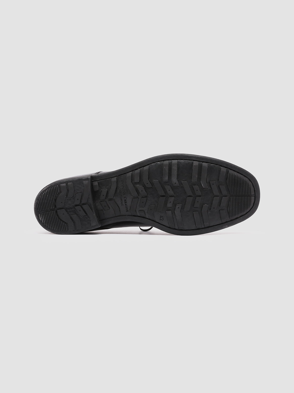 Officine Creative CHRONICLE 001 Derby in Pelle Nera Outlet