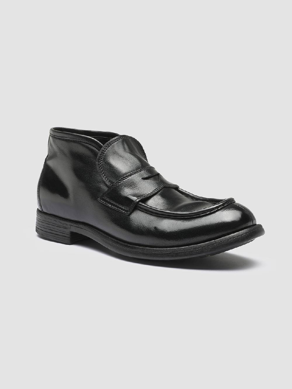 Officine Creative CHRONICLE 027 Stivaletti in Pelle Nera Offerte