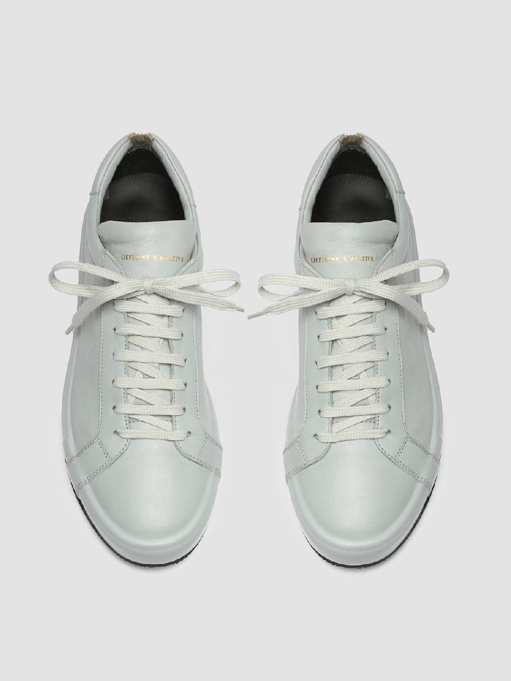 Officine Creative CORE 001 Sneakers in Pelle Grigia Vendite Flash