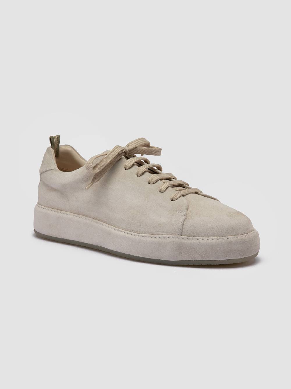 Officine Creative COVERED 001 Sneakers Basse in Pelle Scamosciata Grigia 2025